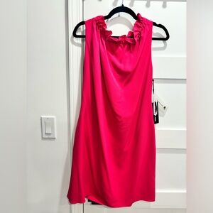 Karl Lagerfeld Pink Ruffle collar dress